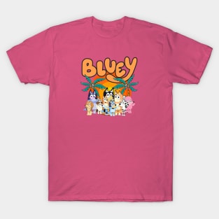 Family's Bluey - Sunset Beach T-Shirt